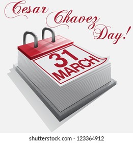 Calendar 31 March Cesar Chavez Day