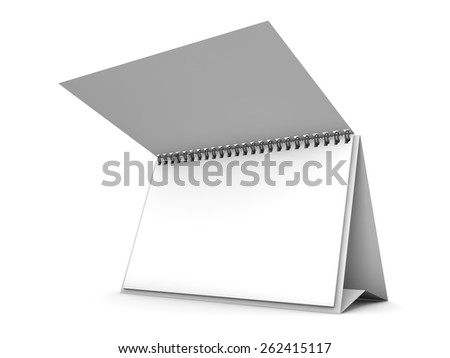 calendar 3D rendering