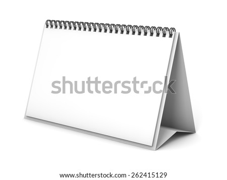 calendar 3D rendering
