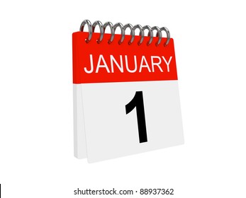 New Years Day Calendar Turns Page Stock Vector (Royalty Free) 19153651 ...