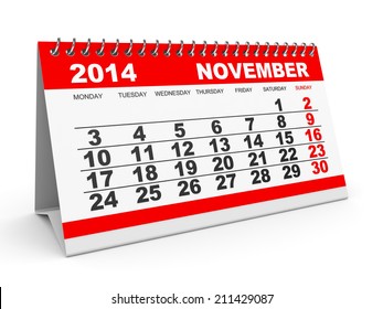 3,674 November 2014 calendar Images, Stock Photos & Vectors | Shutterstock