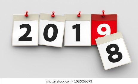 Calendar 18 19 Hd Stock Images Shutterstock