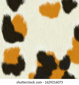  Calico Cat Fur Pattern Background