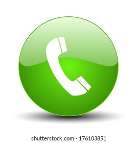 Call button - Shutterstock ID 176103851