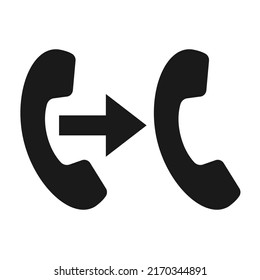 Call Transfer Icon App. Phone Icon Symbol.