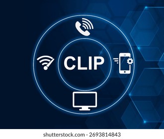 Calling Line Identification Presentation, displaying a caller’s identity.