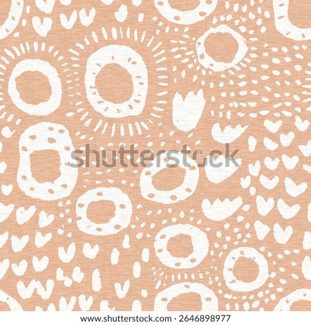 Calm minimal shape seamless pattern. Gender neutral baby nursery decor background. Scandi style sketch wallpaper in decorative kid fashion swatch. 