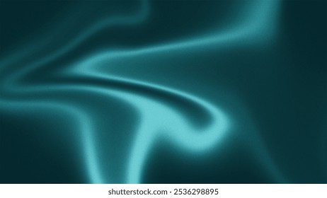 A calming, abstract pattern with smooth, flowing lines in deep teal and aqua shades, forming a soft, organic texture with gentle curves