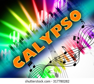 Calypso Music Representing West Indies And Song