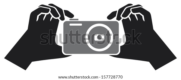 Camera Hands Icon Stock Illustration 157728770