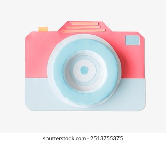 Camera pape craft image element - Powered by Shutterstock