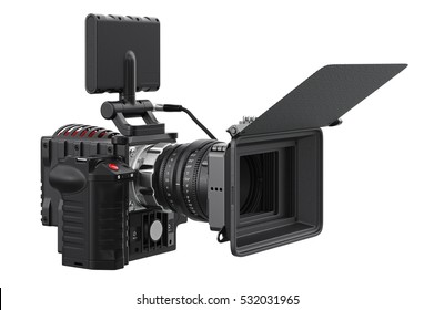 Camera Video Optical Videography Device. 3D Rendering