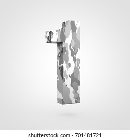 Camouflage Number 1 3d Render Military Stock Illustration 701481721 ...