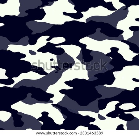 Camouflage vector seamless illustration pattern. Camo pattern. Animal camo