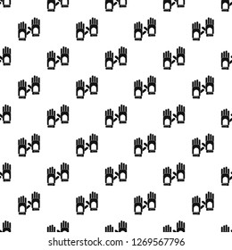 Camp gloves pattern seamless repeat geometric for any web design