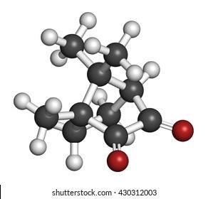 Camphorquinone Visiblelight Photoinitiator Molecule 3d Rendering Stock ...