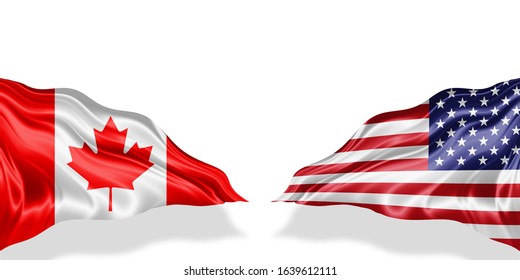 2,705 Canada Us Flags Images, Stock Photos & Vectors 