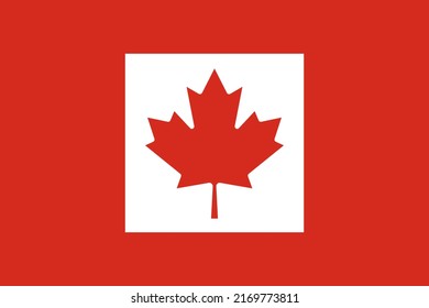 Canada day 1st July. Happy Canada Day modern cover, banner, card or poster, design concept and canadian flag maple leaf on a red background.