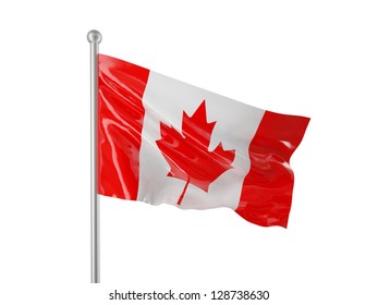 Canada Flag On Minimalist Letter Background Stock Photo 1685479291 ...