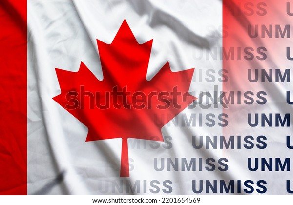 Canada Flag Unmiss Symbol Agreement Cmr Stock Illustration 2201654569 ...