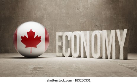 Canada High Resolution Economy  Concept