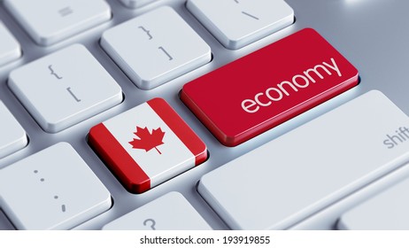 Canada High Resolution Economy Concept