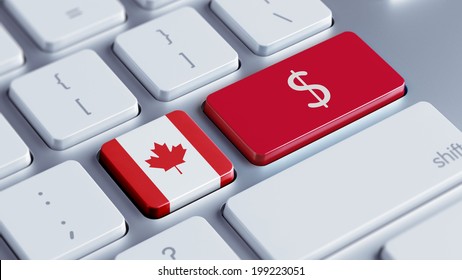 Canada High Resolution Money Concept