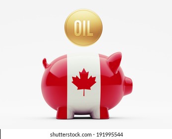 Canada High Resolution Oil Concept