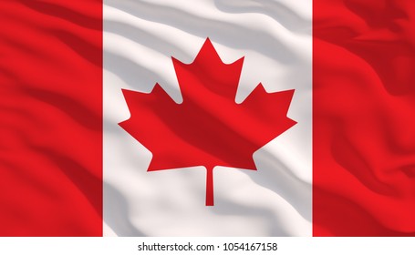 Canada Flag Series Flags World Country Stock Illustration 703364455