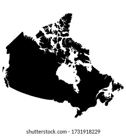 Canada Political Map Made 100 Handdrawn Stock Illustration 1731918229 