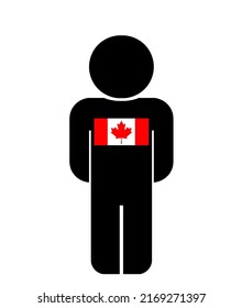 Canadian Citizen, Illustration Flat Style