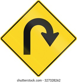 76 Hairpin curve right sign Images, Stock Photos & Vectors | Shutterstock