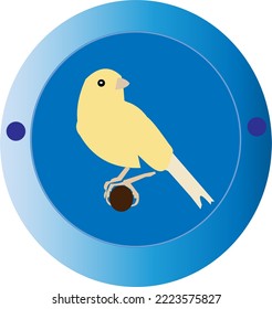 Canary Logo Design Yellow Bird