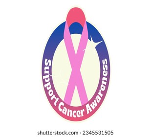 Cancer awareness - support cancer awareness  - Powered by Shutterstock