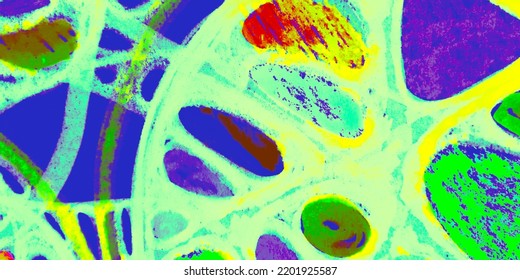 Cancer Biology. Green Cancer Immunology. Bright Virus 3d. Bad Cells. Fluorescent Microscope Virus. Future Chemistry. Multicolor Medicine.