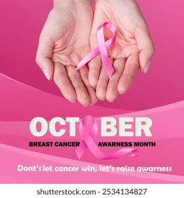 Cancer International  Awarness Day Poster - Powered by Shutterstock