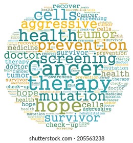 Cancer Therapy Word Cloud Stock Illustration 205563238 | Shutterstock