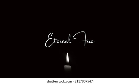 Candle Flame Logo Design In The Dark