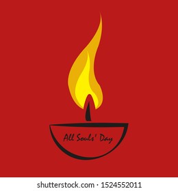 candle on All Souls ' Day - Powered by Shutterstock