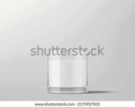 Similar – Image, Stock Photo Candle with blank label near natural wooden decorations, Close up, copy space, mock up