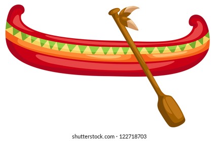 Canoe with Paddle.JPG (EPS vector version id 121534765,format also available in my portfolio)