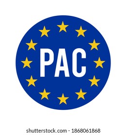 CAP, Common Agricultural Policy Symbol Called PAC In French Language