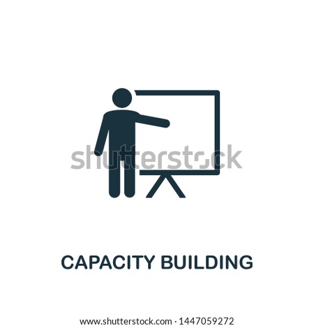 Capacity Building icon. Creative element design from business strategy icons collection. Pixel perfect Capacity Building icon for web design, apps, software, print usage.