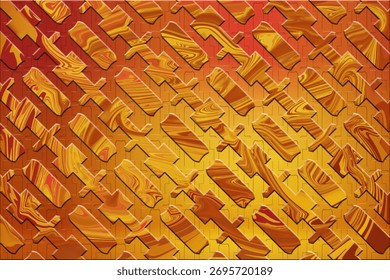 A captivating abstract background featuring a diagonal pattern of swords with a mesmerizing liquid marble effect. Perfect for adding a touch of fantasy and style.