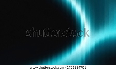 A captivating abstract background showcasing dynamic, glowing teal light curves that evoke a sense of digital innovation and modern tech.