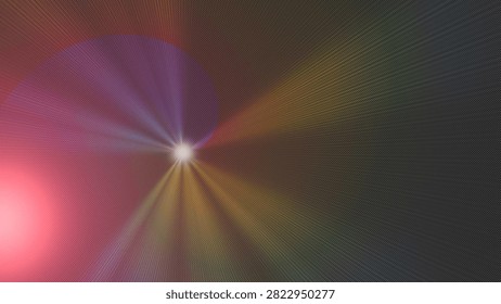 A captivating abstract wallpaper featuring a mesmerizing dance floor with rainbow lights creating an energy-filled atmosphere.