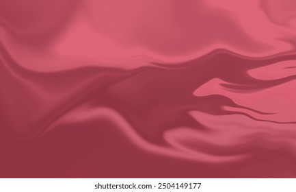 A captivating close-up of a smooth, flowing red fabric texture, showcasing gentle waves and a rich, vibrant hue. - Powered by Shutterstock