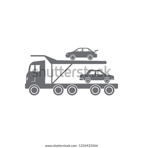 Car Carrier Truck icon. Simple element\
illustration. Car Carrier Truck symbol design from Transport\
collection set. Can be used for web and\
mobile