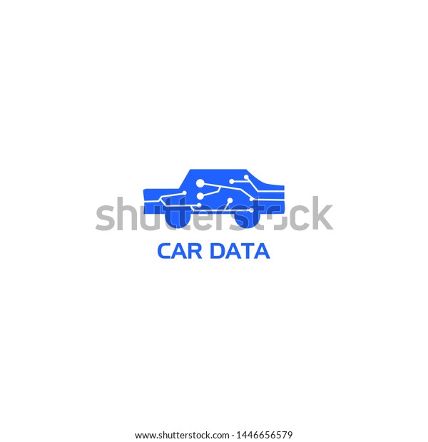 The car data logo
design