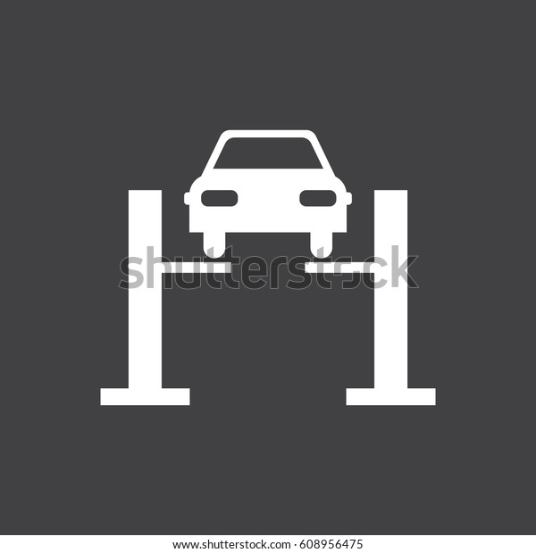 Car\
diagnostics icon. Car dashboard icon. \
illustration